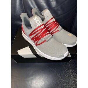 Adidas Lite Racer Adapt 7.0 Running Shoes Gray White Red JR0548 Mens Size 11